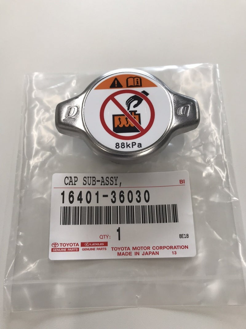 Toyota Genuine Parts - Cap Sub-Assy, Radiat (16401-36030) - Image 1